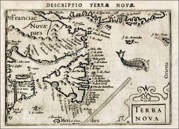 La carte de Terre-Neuve de Barent Langenes, 1602-1606