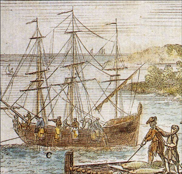Navire de pêche de la fin du 17e siècle