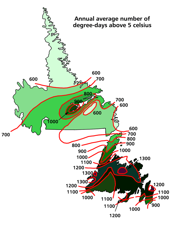 Annual Number of Growing Degree-Days