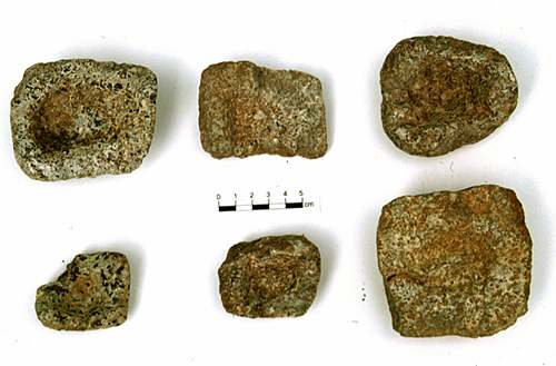 Small soapstone vessels from Fleur de Lys