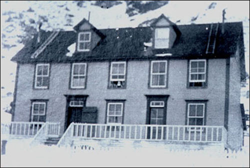 The Home of Francis Williams, Tilt Cove, before the Avalanche