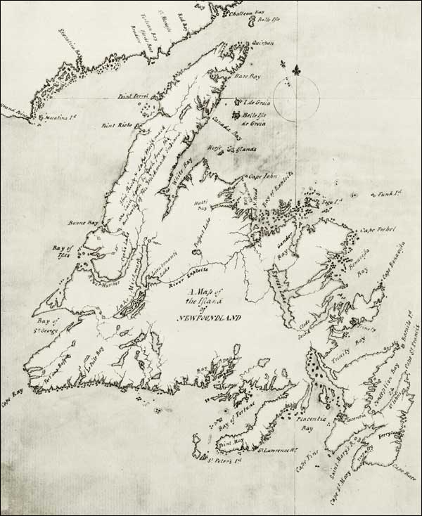 Map of the Island of Newfoundland, 1768