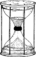 Drawing of a 16th Century Sand-Glass