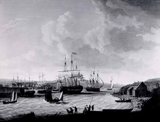 St. John's Harbour, ca 1762 St. John's Harbour, ca 1762