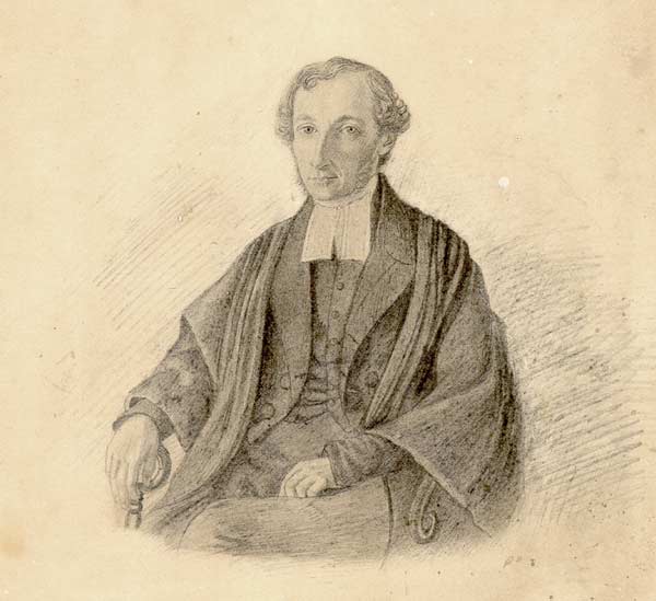 Sketch of Reverend Thomas Wood, ca. 1846