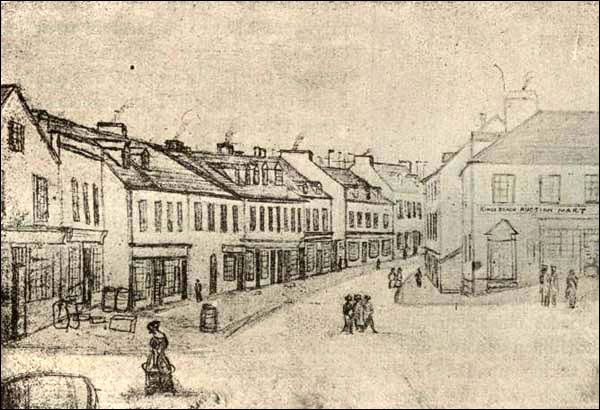 Water Street, St. John's, 1837 Water Street, St. John's, 1837