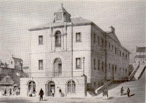 Court House and Market, St. John's, 1849