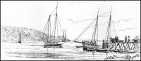 Drawing of Rigolet by George E. Gladwin, ca. 1877