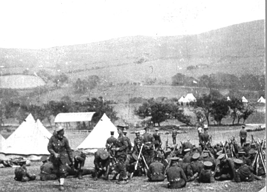 Camp Stobs, Écossea, 1915