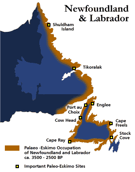 Paleo-Eskimo Occupation of Newfoundland and Labrador, ca. 3500-2000 Years BP