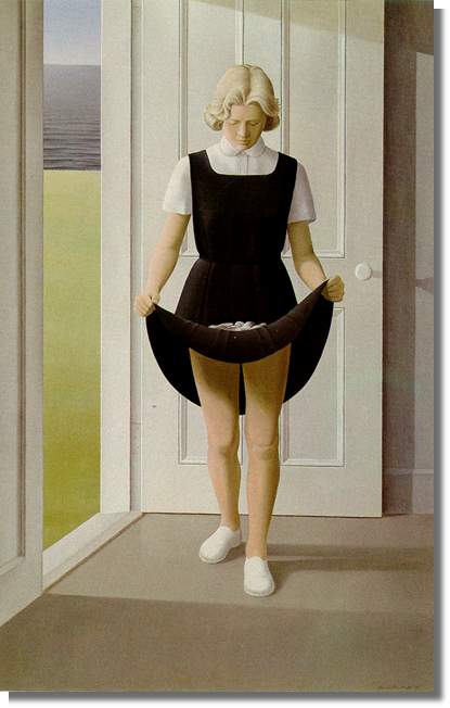 Young Girl with Seashells