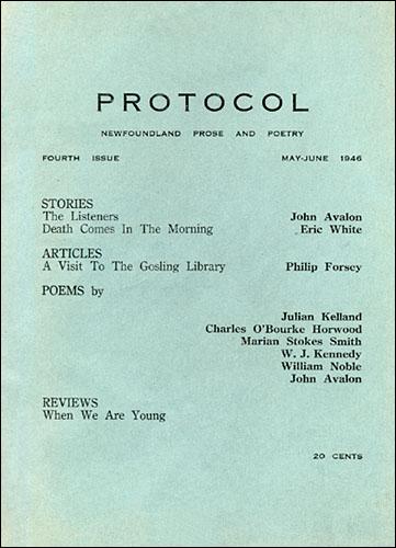 Cover of the Fourth Issue of <em>Protocol</em>, 1946