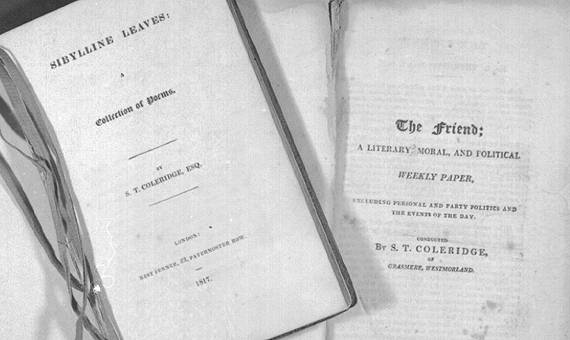 Samples from the Coleridge collection at Archives and Special Collections