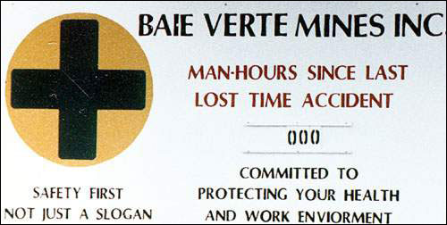 Baie Verte Mine, c. 1985