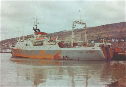 A Soviet Trawler at St. John's, n.d. A Soviet Trawler at St. John's, n.d.