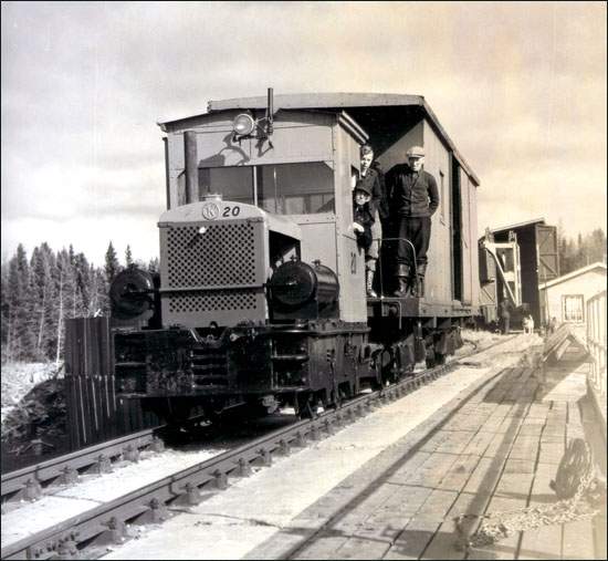 Locomotive de l'A.N.D. Company, vers 1950