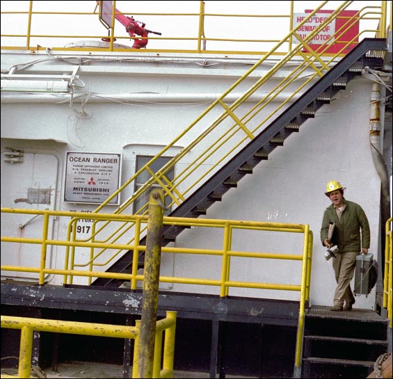 Travailleur de plate-forme pétrolière, 1980