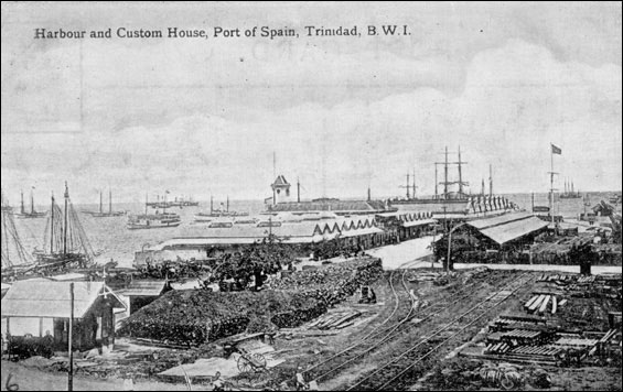 Port et poste de douane, Port of Spain, Trinité, s. d.