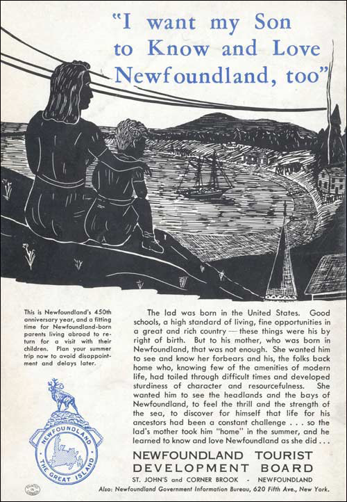 Publicité touristique, 1947 Publicité touristique, 1947
