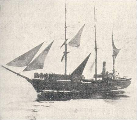Le SS Diana, vers 1885