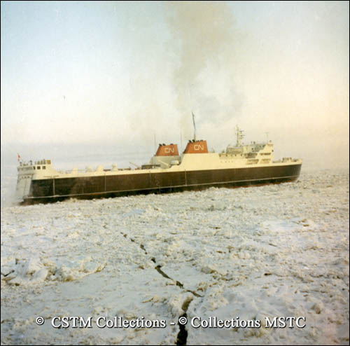 Le transbordeur ferroviaire Frederick Carter, en 1968