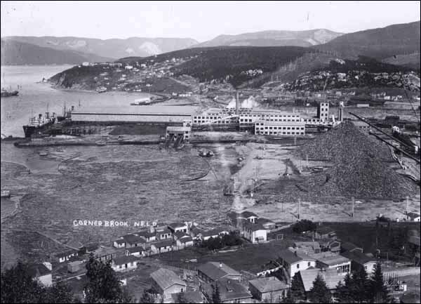 Usine de papier de Corner Brook, vers 1930