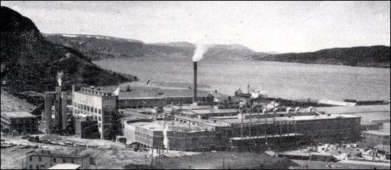 L'usine de pâtes et papiers de Corner Brook, 1948