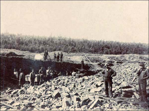 Mine Wabana, vers 1905