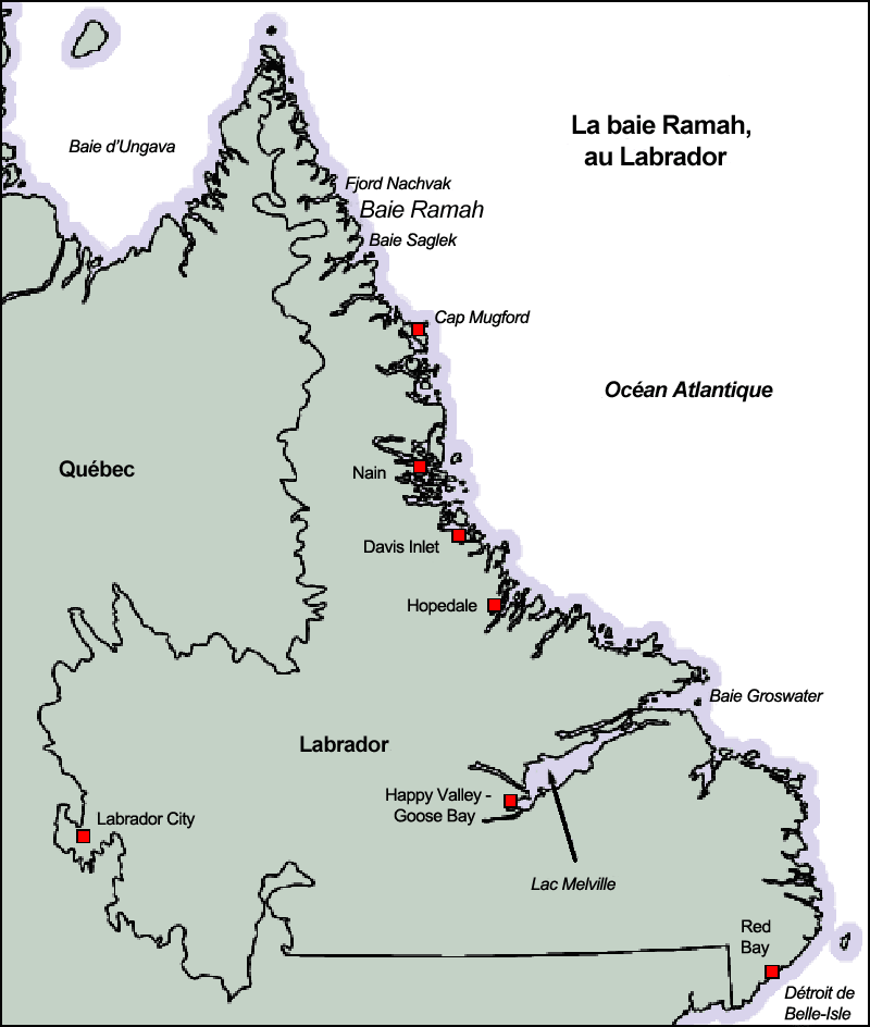La baie Ramah, au Labrador