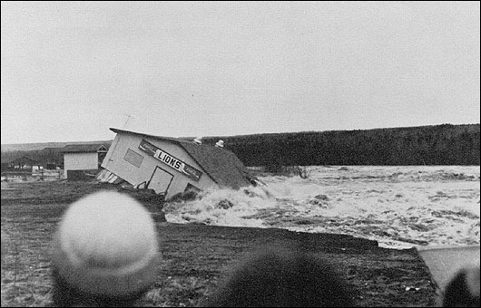 Destruction du local du club des Lions