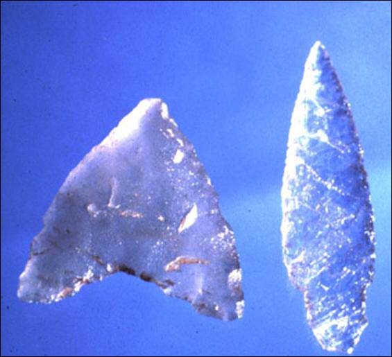 Pointes de projectiles en chert de Ramah Pointes de projectiles en chert de Ramah
