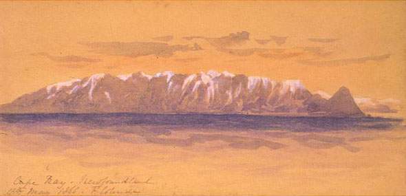 Chaîne de montagnes du cap Ray, 1866