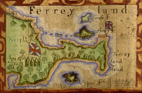 Carte de Ferryland, 1693 Carte de Ferryland, 1693