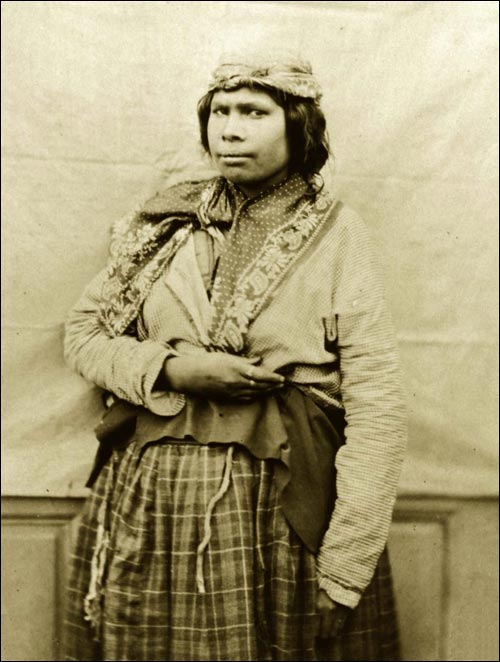 Femme mi'kmaq non identifiée, vers 1857-1859