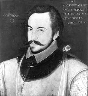 Sir Humphrey Gilbert, vers 1584