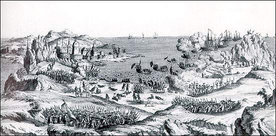 L'offensive des Français contre St. John's, 1762