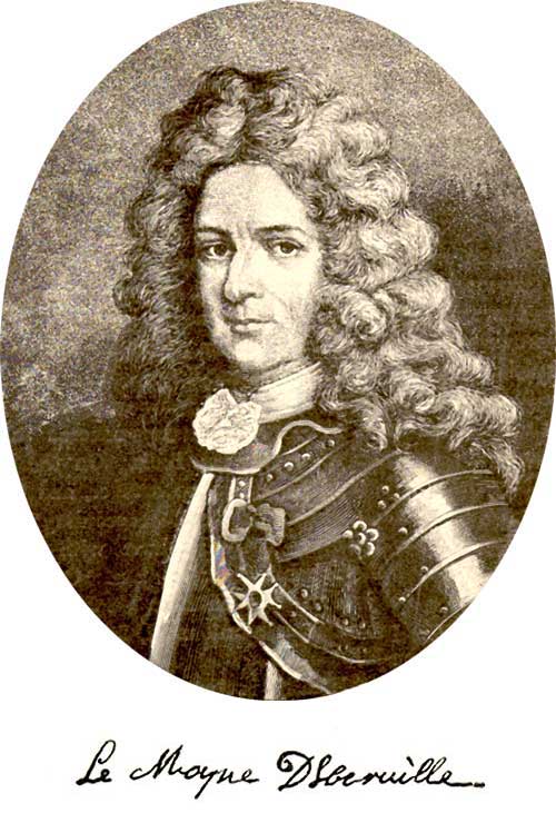 Pierre Le Moyne d'Iberville, vers 1702