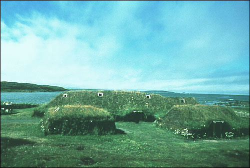 Reproduction de bâtiments en tourbes à L'Anse aux Meadows