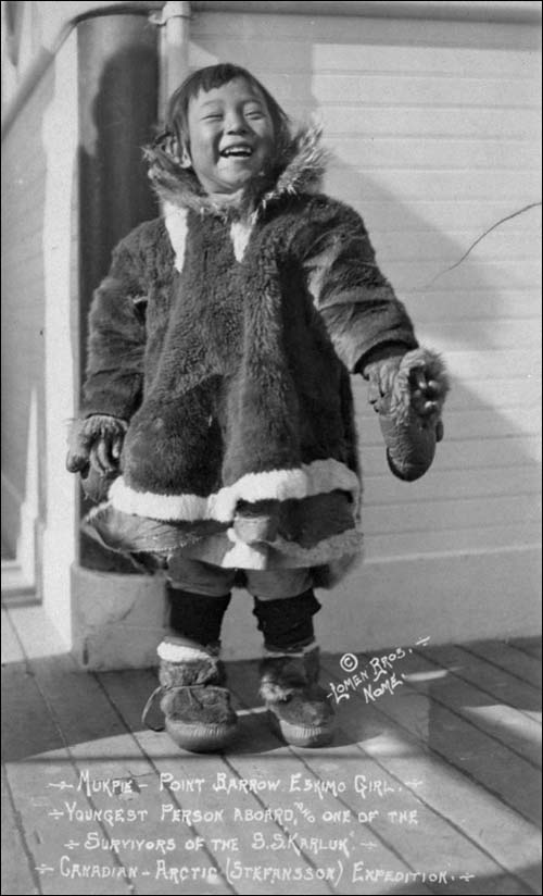La plus jeune survivante du Karluk, 1914 La plus jeune survivante du Karluk, 1914