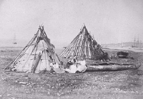 Camp mi'kmaq, Sydney (N.-É.), 1857