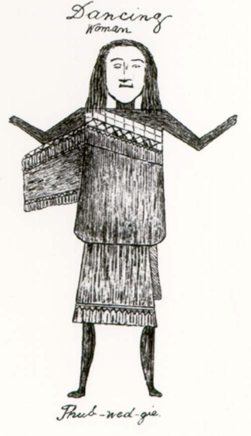 La femme qui danse de Shanawdithit. La Femme qui danse de Shanadithit