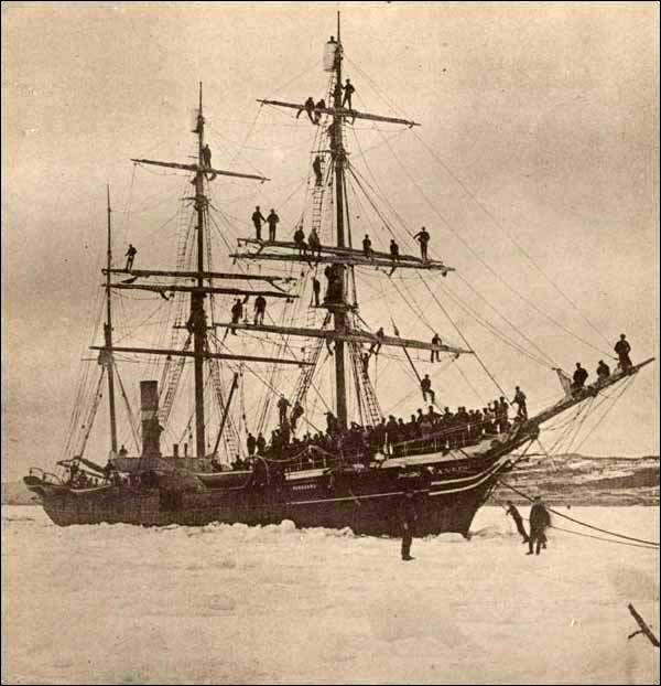 Bateau à vapeur pour la chasse au phoque, avant 1895 Bateau à vapeur pour la chasse au phoque, avant 1895