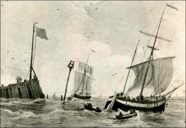 Bateaux de pêche à Terre-Neuve, 1822