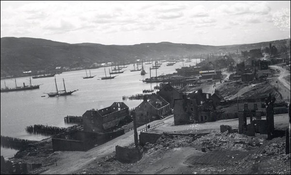 Le centre-ville de St. John's le 8 août 1892 Le centre-ville de St. John's le 8 août 1892