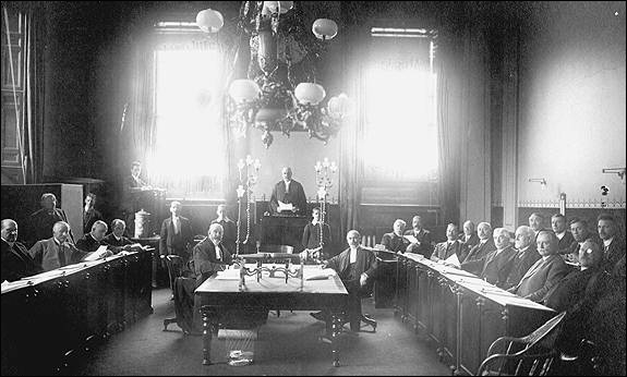 La Chambre d'assemblée lors d'une session législative vers 1914