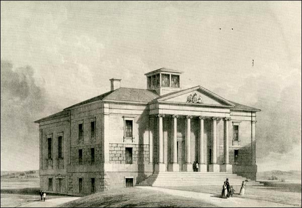 Colonial Building, St. John's, 1851
