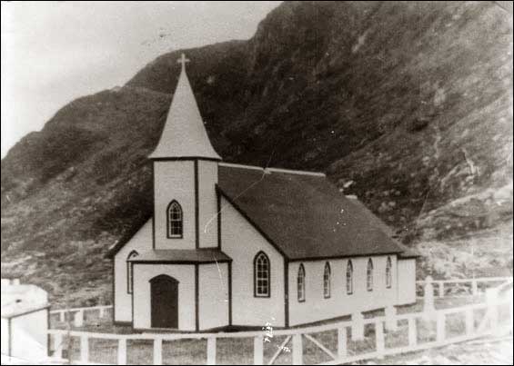 Église anglicane St. John, Grole, 1945 Église anglicane St. John, Grole, 1945