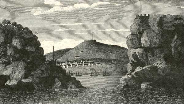 Entrée du port de St. John's, 1818