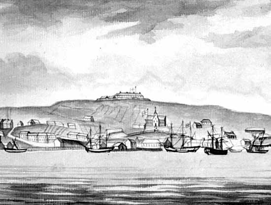 Fort Townshend, vers 1796