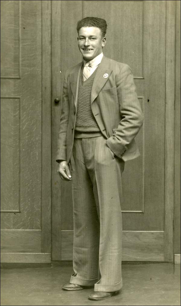 Hector King, Newfoundland Overseas Forestry Unit, dans les années 1940